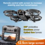 S156 Brushless Drone With Remote Control And Screen, Racing Drone For Aerial Photography, HD Quadcopters With Optical Flow Positioning - Image 2