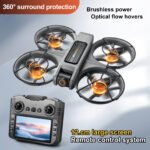 S156 Brushless Drone With Remote Control And Screen, Racing Drone For Aerial Photography, HD Quadcopters With Optical Flow Positioning - Image 7