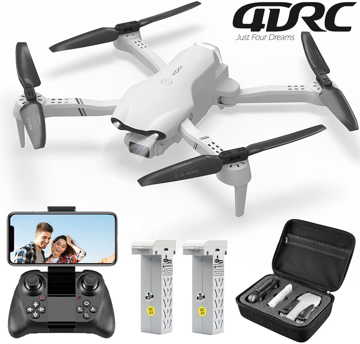 e503b37b-ad56-44a9-a615-8c4b812ff2a9.jpg UK F10 Foldable Drone With Camera WIFI FPV For Adults,1080P HD FPV Live Video RC Quadcopter,Logistics Is Randomly Sent By EVRI,ROYAL MAIL,Amazon Logistics - Image 1